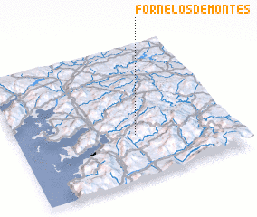 3d view of Fornelos de Montes