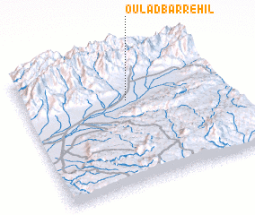 3d view of Oulad Barrehil