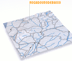 3d view of Mogadouro de Baixo