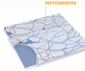 3d view of Monte da Ribeira