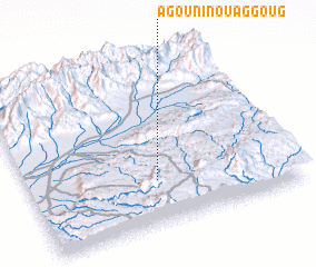 3d view of Agouni nʼ Ouaggoug