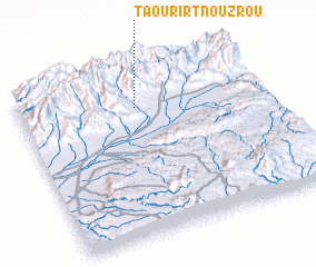 3d view of Taourirt nʼOuzrou