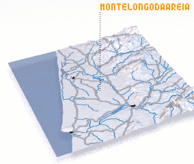 3d view of Monte Longo da Areia