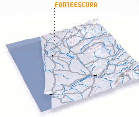 3d view of Fonte Escura