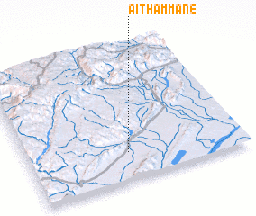 3d view of Aït Hammane