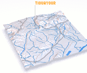 3d view of Tiouayour