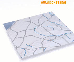 3d view of Oulad Chebene