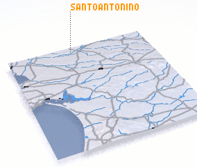 3d view of Santo Antonino