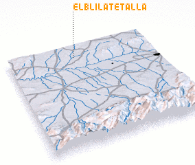 3d view of El Blilate Talla