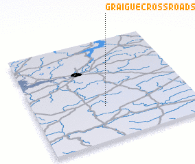 3d view of Graigue Cross Roads