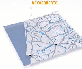 3d view of Boca do Monte