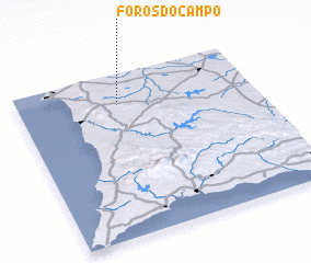 3d view of Foros do Campo