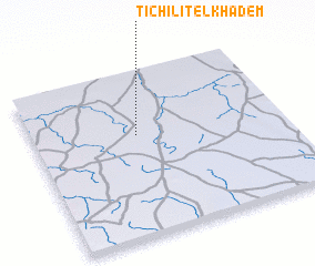 3d view of Tîchilît el Khâdem
