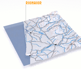 3d view of Rio Maior