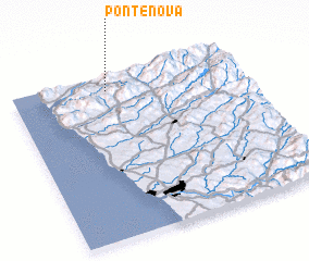 3d view of Ponte Nova