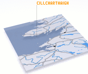 3d view of Cill Charthaigh