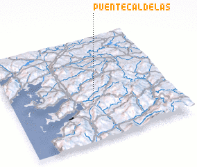 3d view of Puente Caldelas