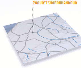 3d view of Zaouiet Sidi Bou Hamdoun