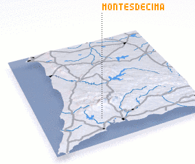 3d view of Montes de Cima