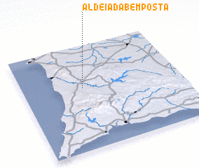 3d view of Aldeia da Bemposta