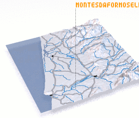 3d view of Montes da Formoselha