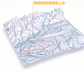 3d view of Zaouia Sidi Bella