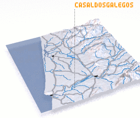 3d view of Casal dos Galegos