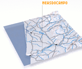 3d view of Meãs do Campo