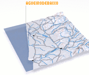 3d view of Agueiro de Baixo