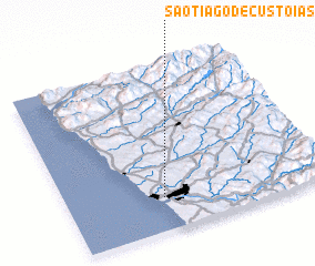 3d view of São Tiago de Custoias