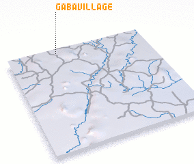 3d view of Gaba Village
