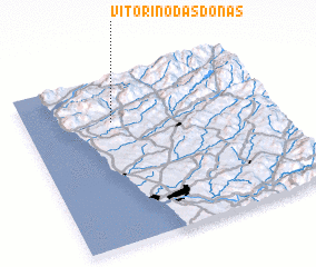 3d view of Vitorino das Donas