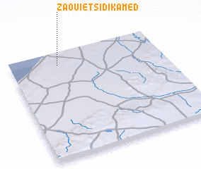 3d view of Zaouiet Sidi Kamed