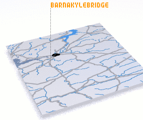 3d view of Barnakyle Bridge