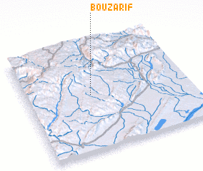 3d view of Bou Zarif