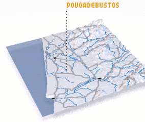 3d view of Póvoa de Bustos