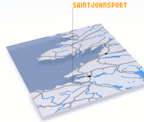 3d view of Saint Johns Port