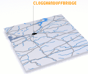 3d view of Clogghanduff Bridge