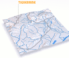 3d view of Tiguermine