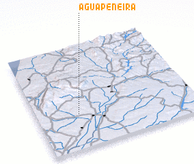 3d view of Água Peneira