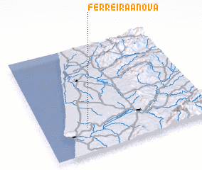 3d view of Ferreira-a-Nova