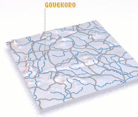 3d view of Gouékoro