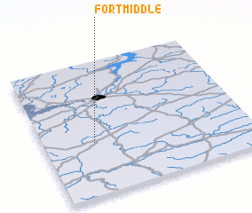 3d view of Fort Middle