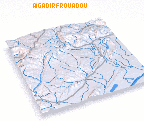 3d view of Agadir Frouadou