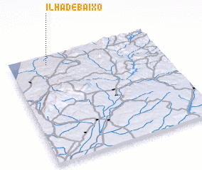 3d view of Ilha de Baixo