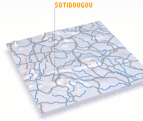 3d view of Sotidougou