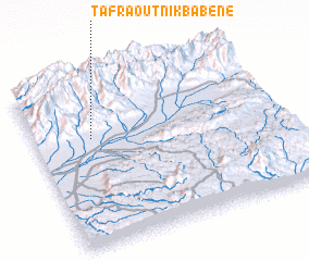 3d view of Tafraout nʼIkbabene