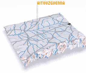 3d view of Aït Ouzguenna