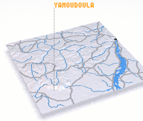 3d view of Yamoudoula