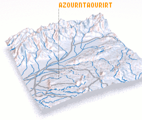 3d view of Azour nʼTaourirt